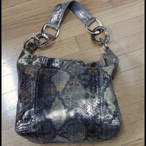AUTHENTIC MICHAEL KORS SNAKESKIN PURSE - Picture 1 of 11
